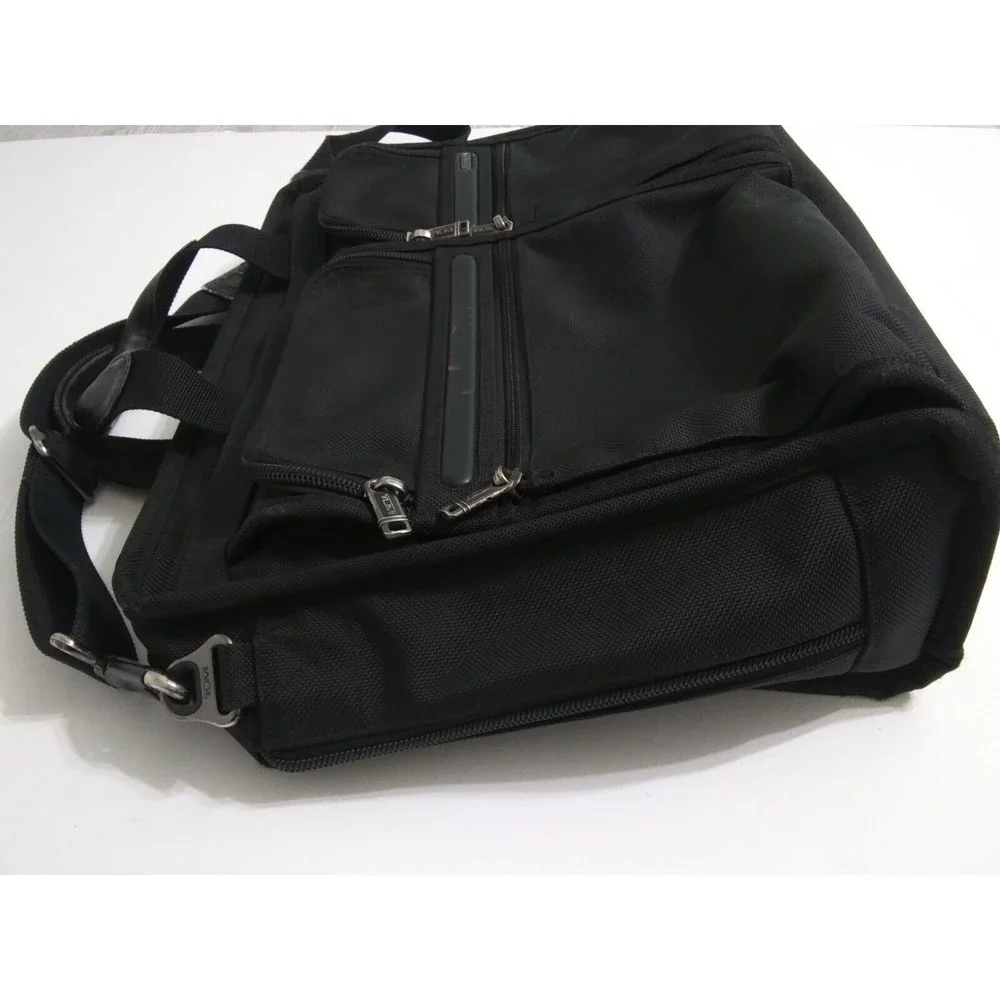 Tumi Alpha 26150D4 Ballistic Nylon Laptop Briefcase Crossbody Bag Shoulder
